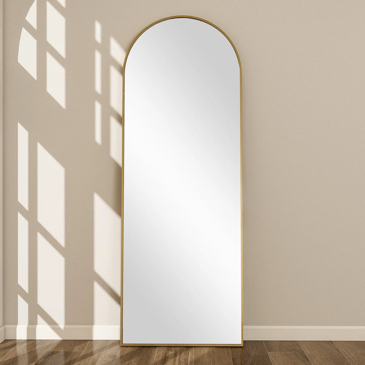 Arch Full Length Mirror with Stand Leaning and Floor Mirrors