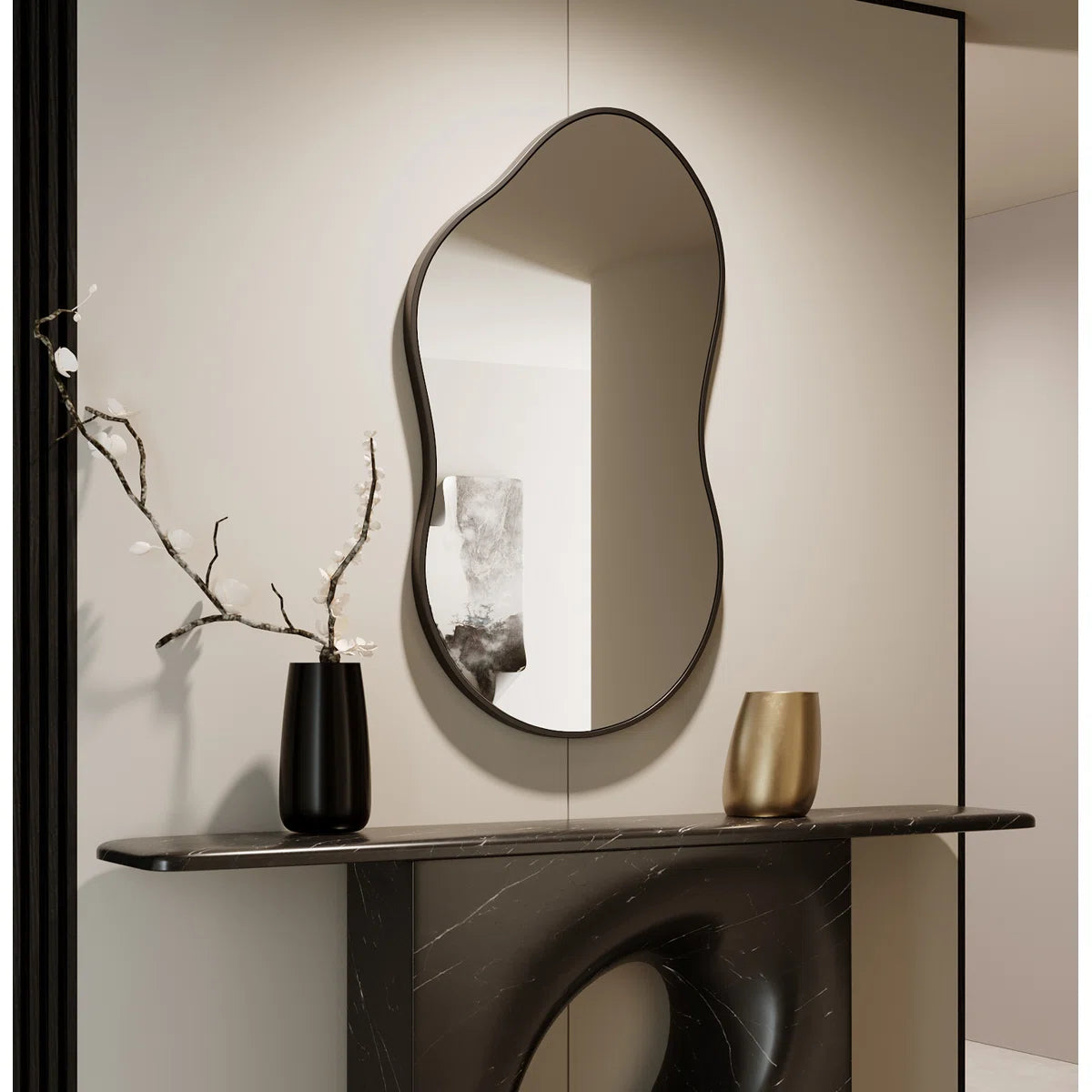Irregular Unique Shaped Wall Mirror