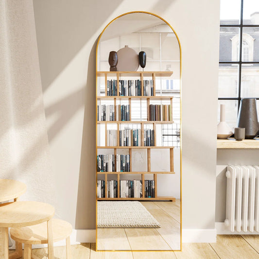 Arch Full Length Mirror with Stand Leaning and Floor Mirrors