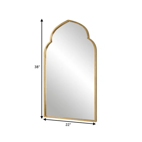 Ateeqa Stainless Steel Arch Mirror