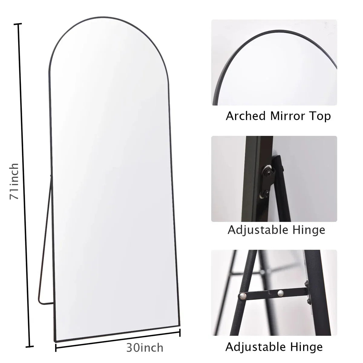 Dronfield Metal Arch Mirror
