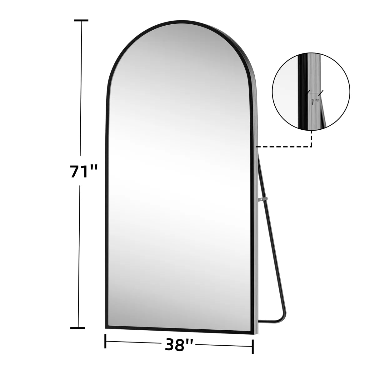 Metal Arch Mirror